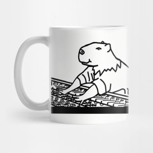 Capybara the Music Producer Mug